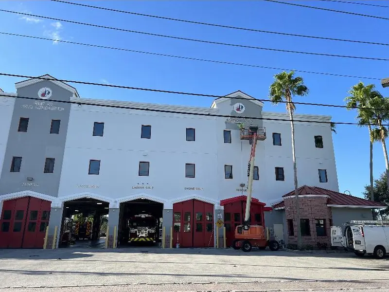 Finished repaint of Fort Lauderdale Fire Station 47